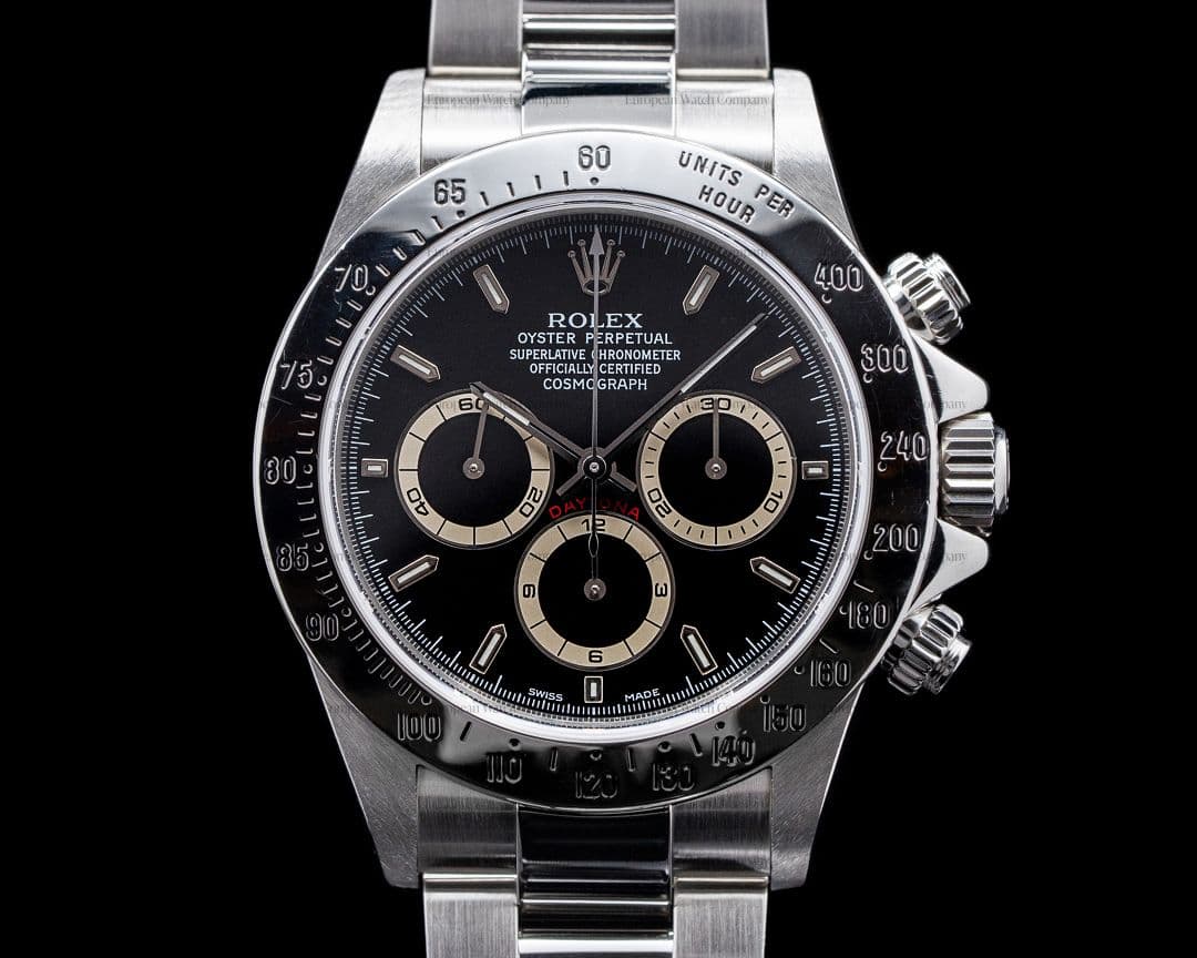 Rolex Daytona 16520 P Series Black Dial Zenith Movement FULL SET SHARP