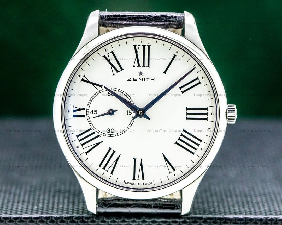 Zenith Elite Ultra Thin White Dial SS