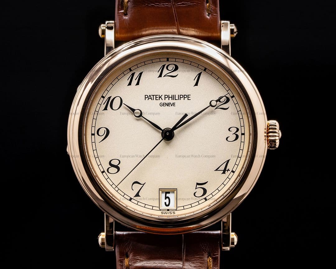 Patek Philippe Calatrava 5053 Officers Case 18K Rose Gold FULL SET