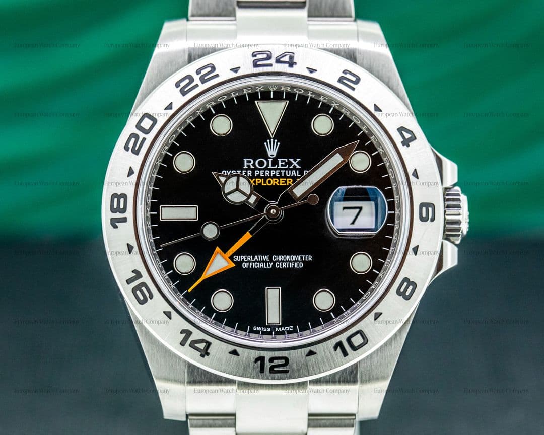 Rolex Explorer II Black Dial SS / SS 