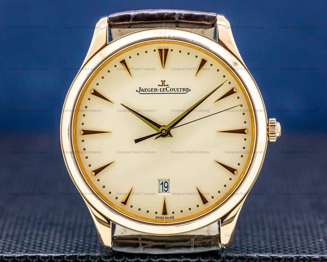 Jaeger LeCoultre Master Ultra Thin Date 18k Rose Gold