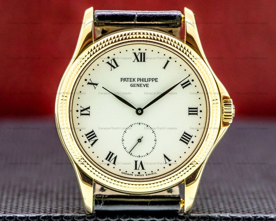 Patek Philippe Calatrava 5115 Enamel Dial 18K Yellow Gold