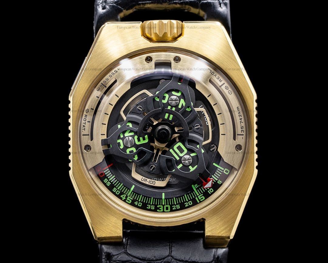 URWERK UR-100 SpaceTime 18k Yellow Gold LIMITED TO 25 PIECES 