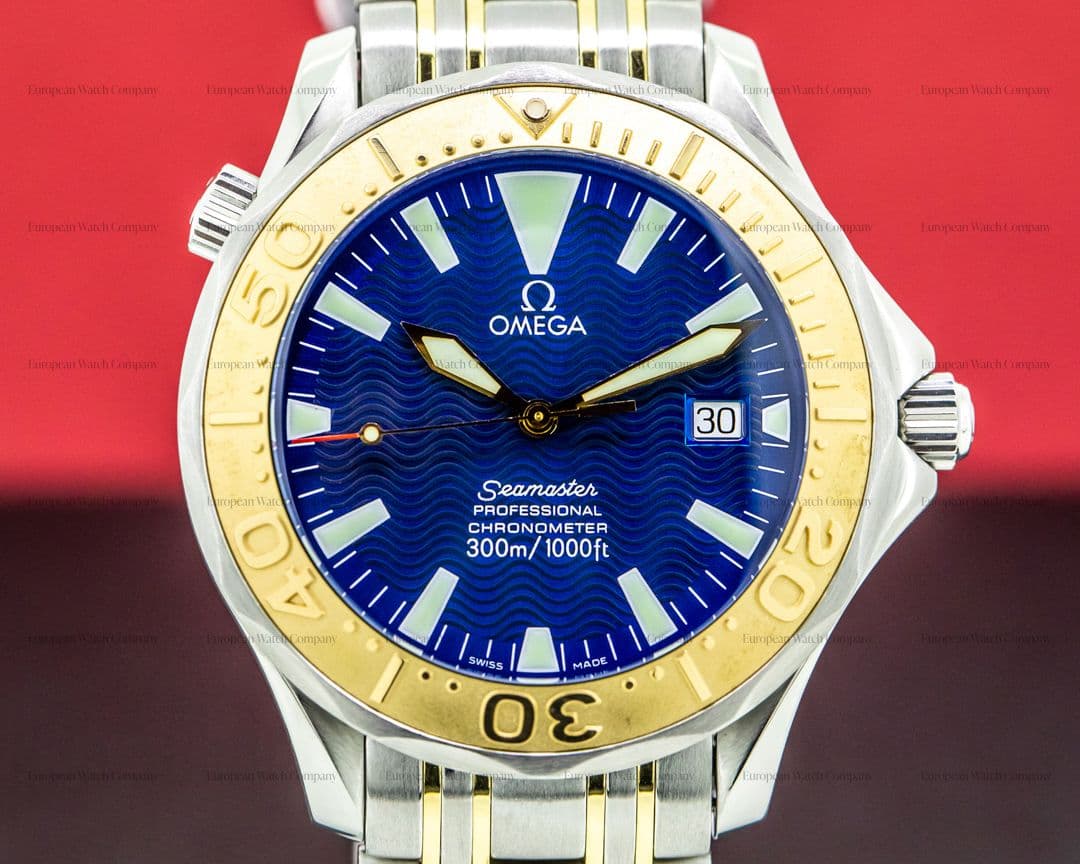 Omega Seamaster Professional 18k/SS Blue Dial 41MM