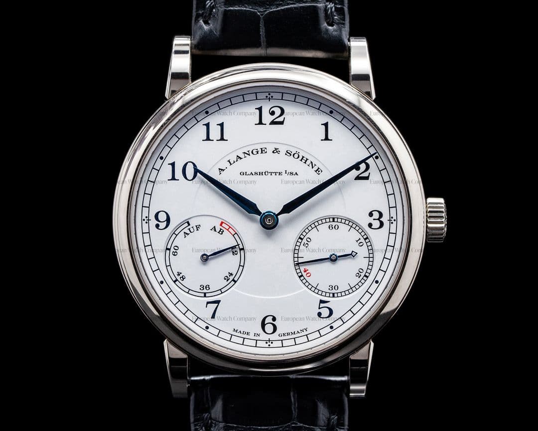 A. Lange and Sohne 1815 Up & Down CELLINI 40th Anniversary 18K White Gold