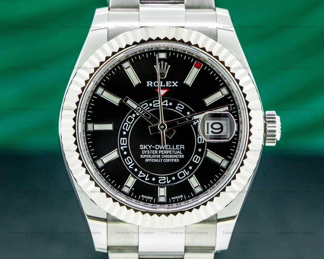 Rolex Sky Dweller 326934 Steel Black Dial 