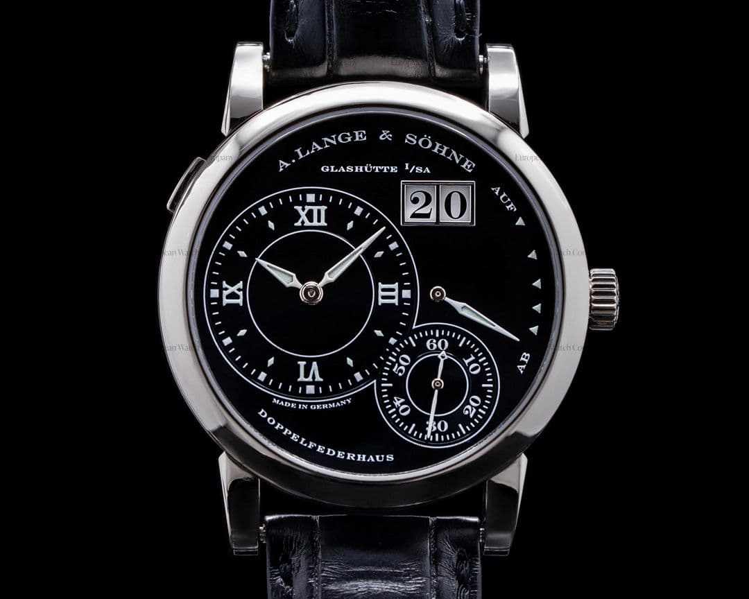 A. Lange and Sohne Lange 1 Luminous 18K White Gold RARE 38.5MM