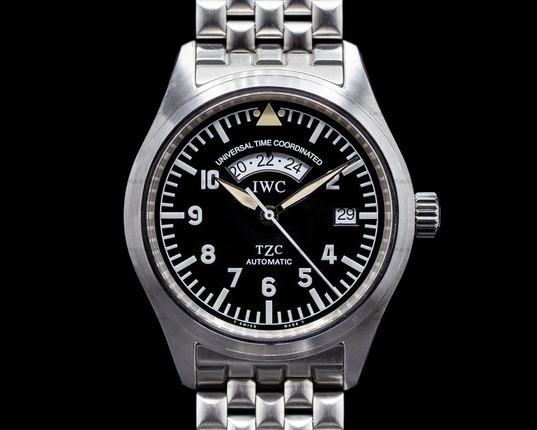 IWC UTC Black Dial SS / SS