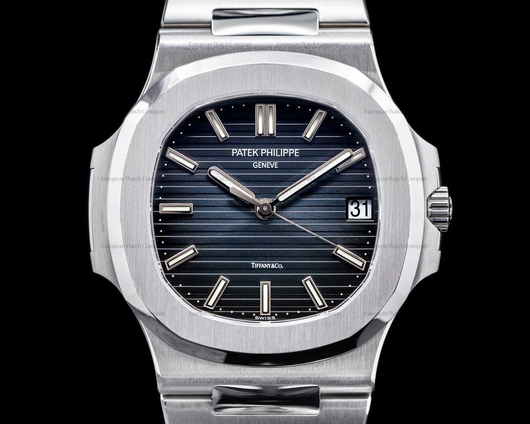 Patek Philippe Jumbo Nautilus 5711 "TIFFANY & CO" Blue Dial FULL SET 