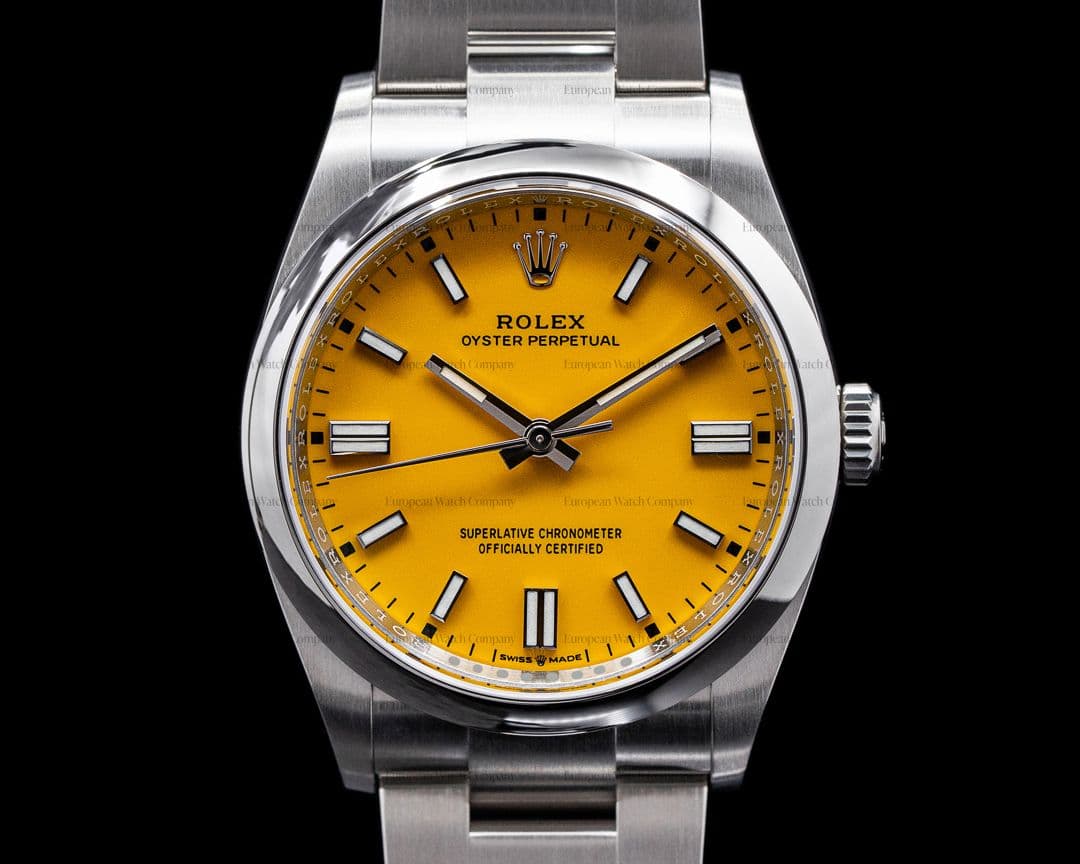 Rolex Oyster Perpetual 126000 36MM SS Yellow UNWORN 2021