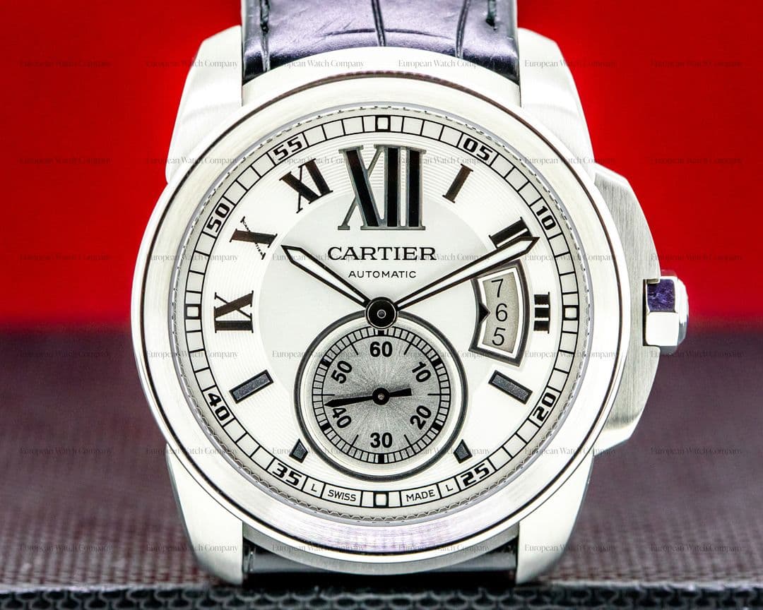 Cartier Calibre de Cartier Automatic Silver Dial SS / SS 