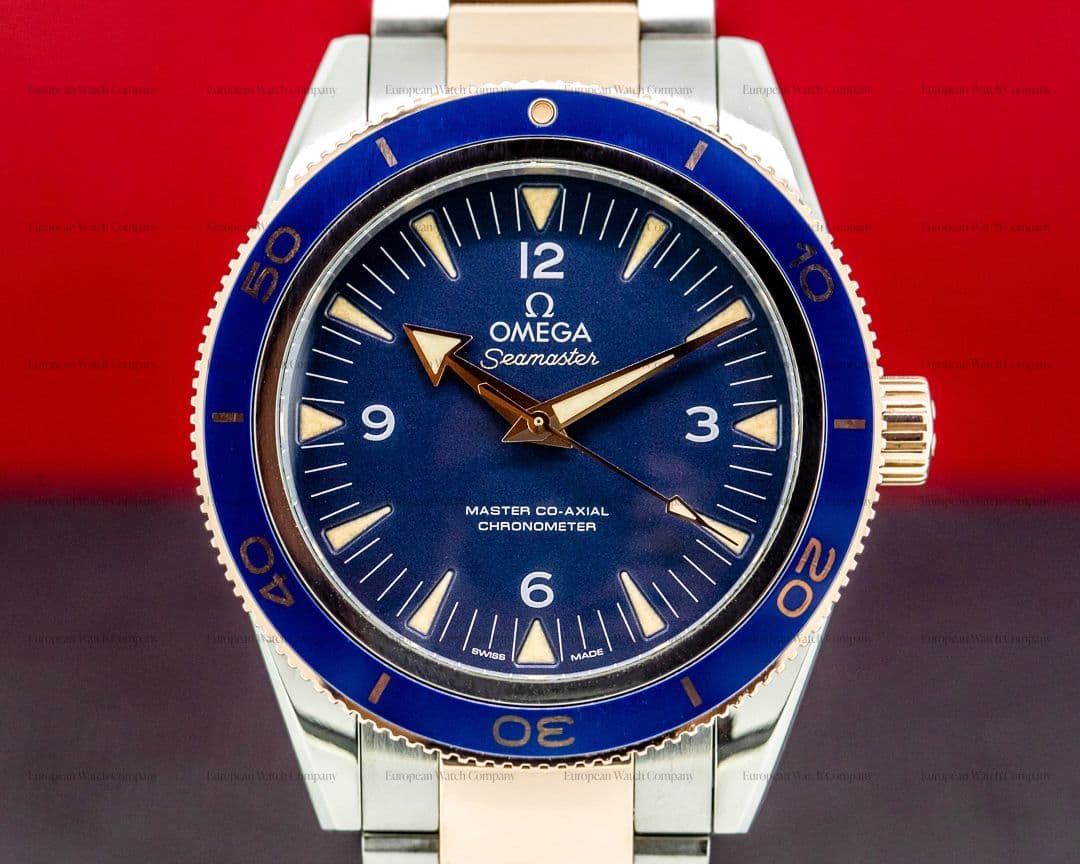 Omega Omega SeaMaster 300M Master Co-Axial 41mm Automatic Blue Dial Titanium 1