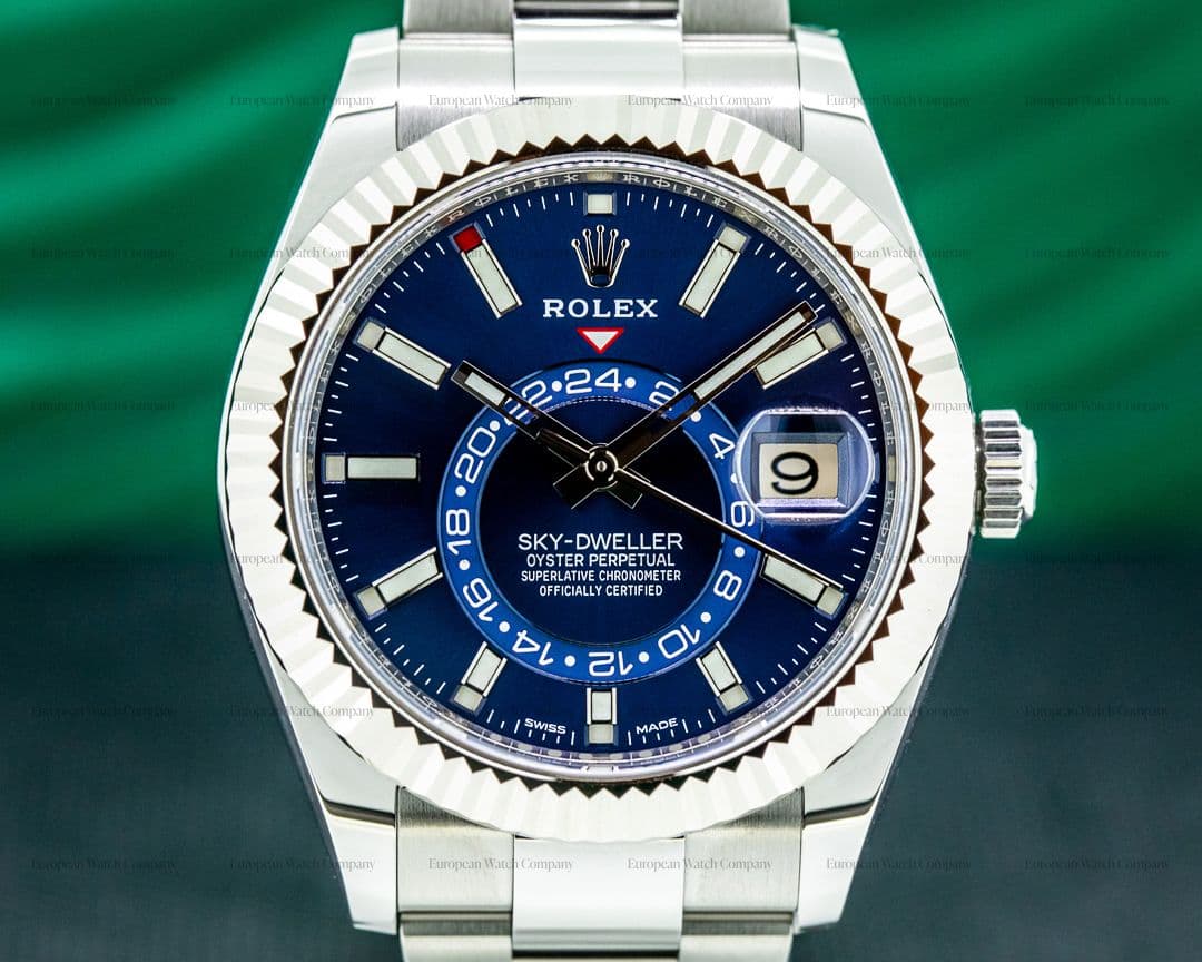 Rolex Sky Dweller Steel Blue SS / SS UNWORN