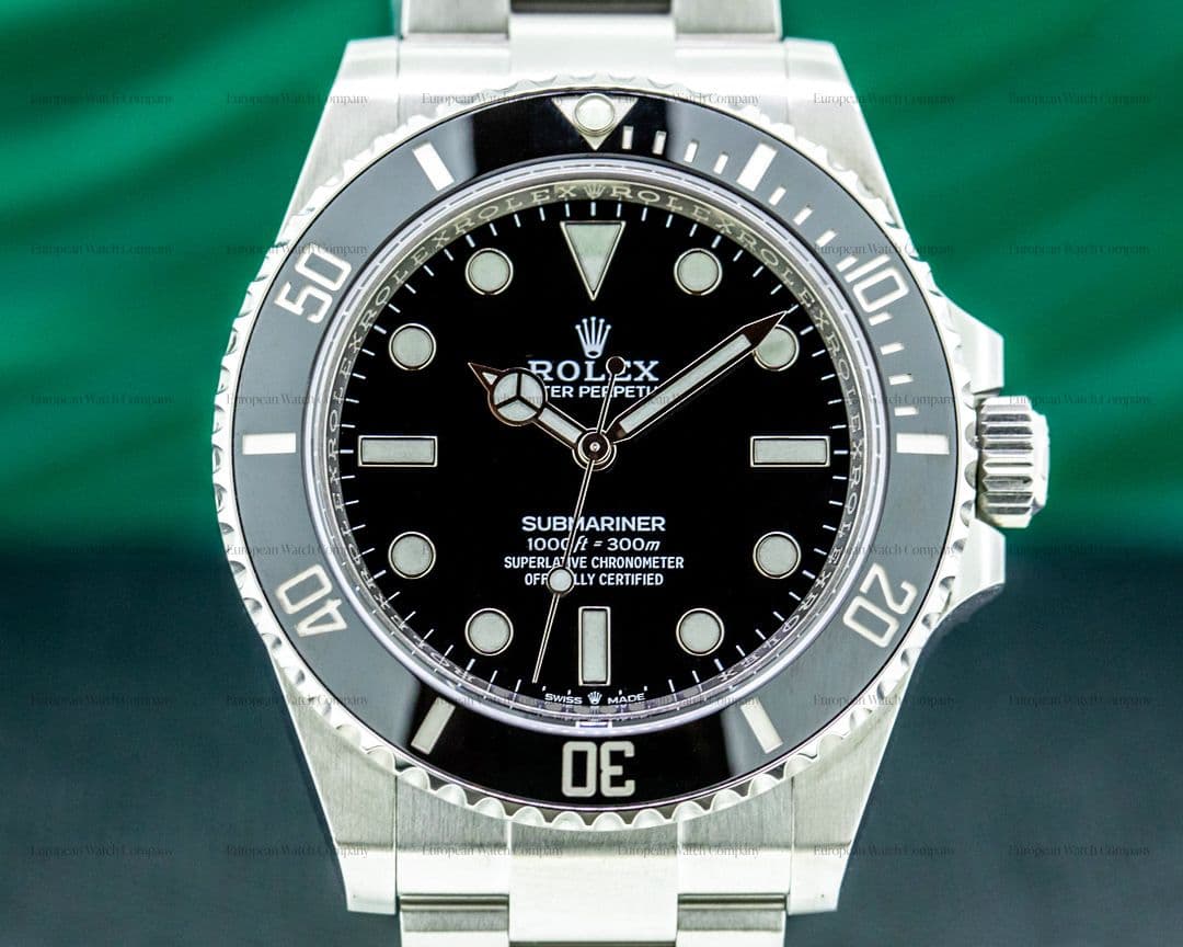 Rolex Submariner 124060 No Date Ceramic Bezel 41MM 
