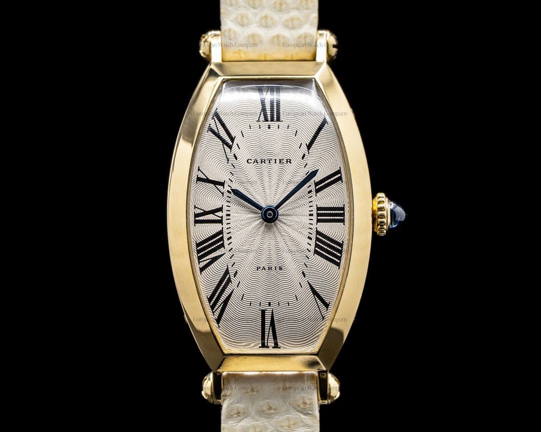 Cartier Cintree Manual Wind YG  RARE FULL SET 1988