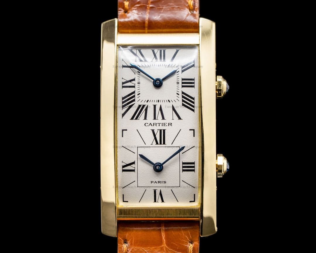 Cartier Tank Cintree Dual Time Collection Privee Cartier Paris CPCP