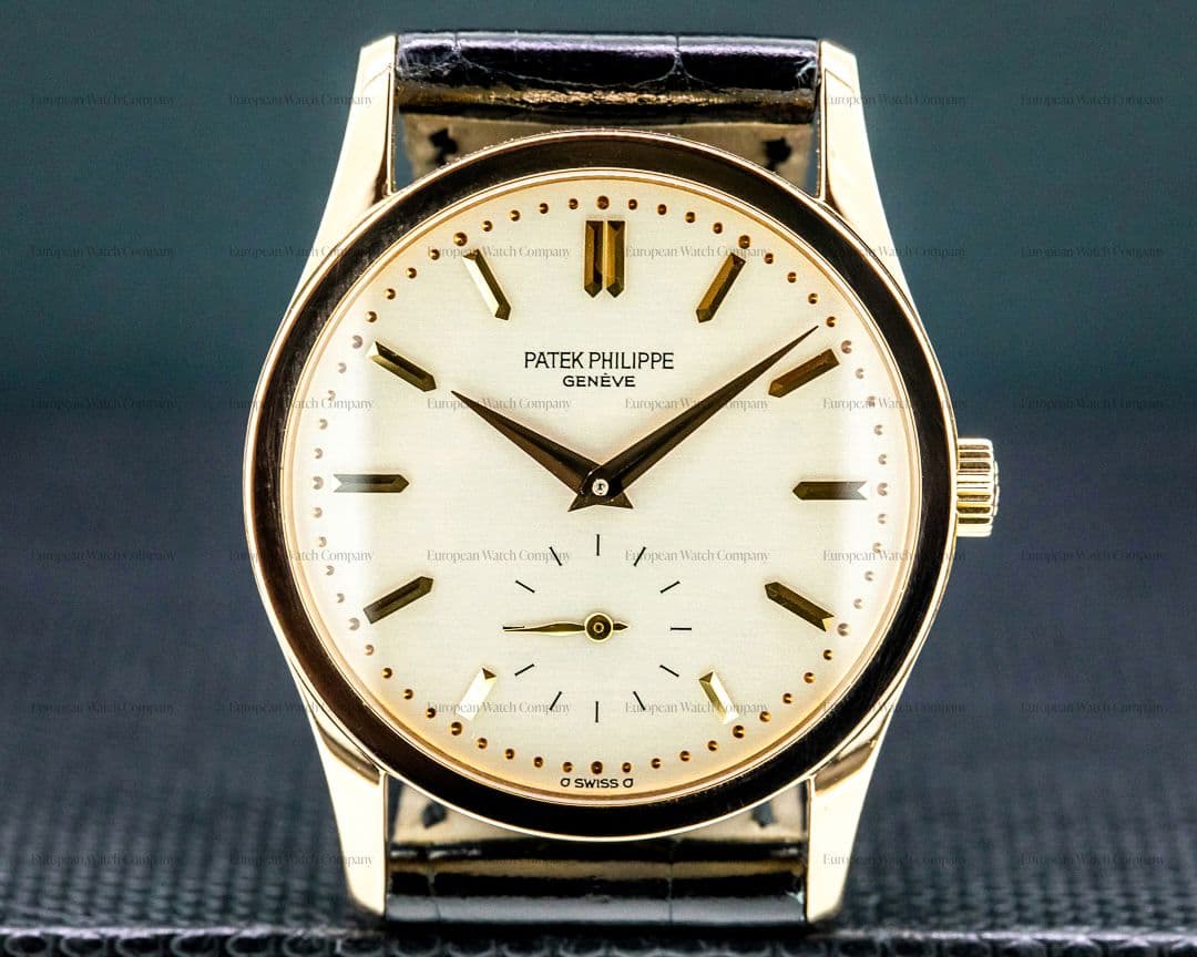 Patek Philippe Calatrava 18K Rose Gold Manual Wind ORIGINAL CERTIFICATE