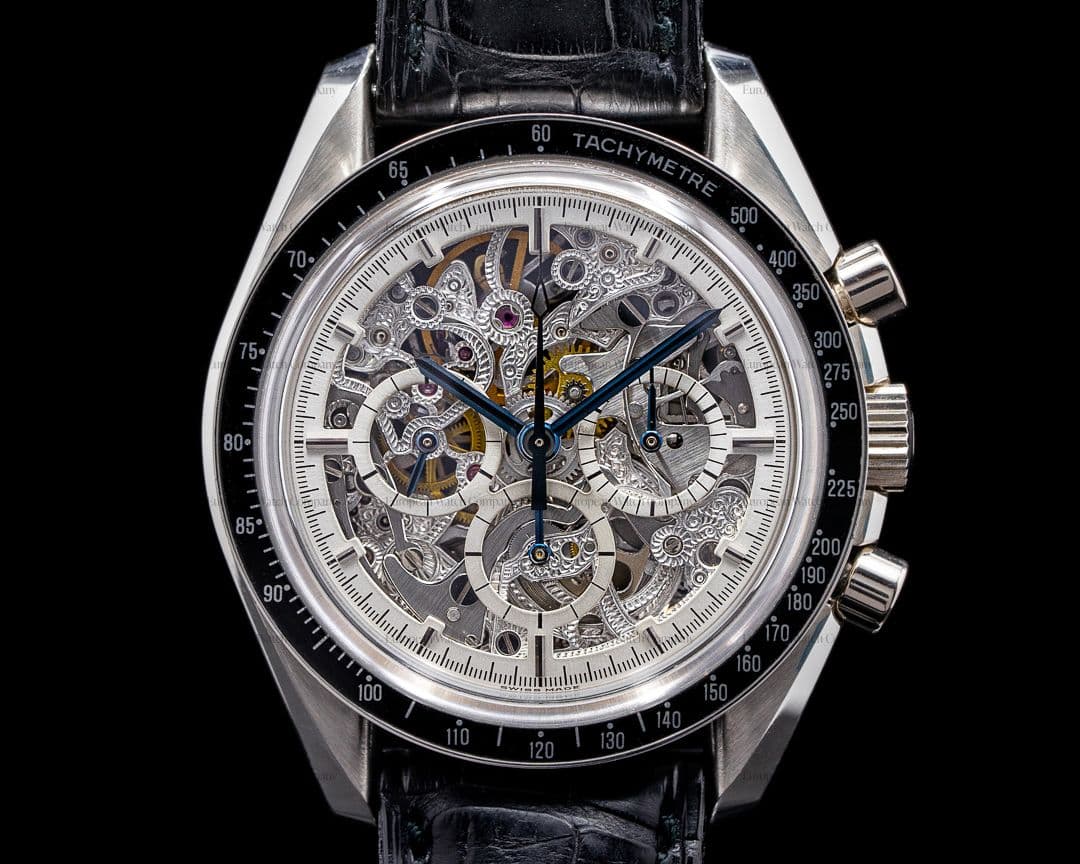 Omega Speedmaster APOLLO XI 25TH ANNIVERSARY – PLATINUM / Skeleton 50 PIECES R