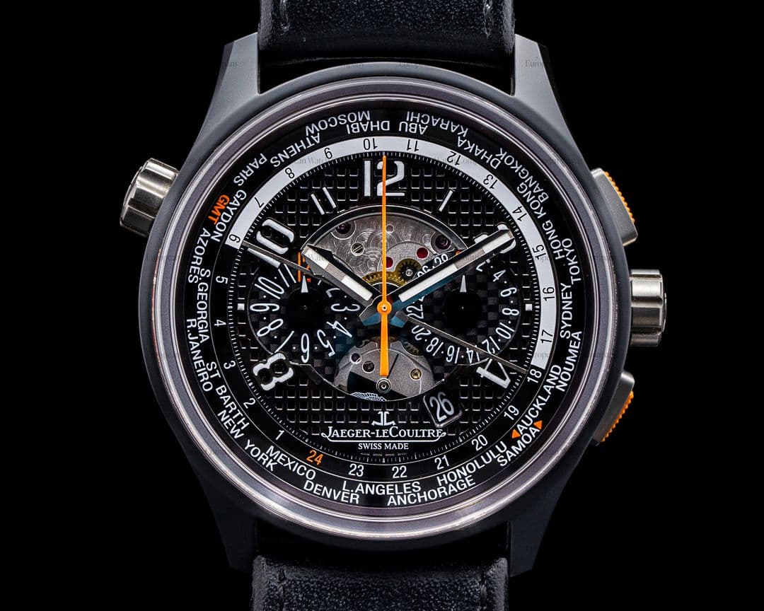 Jaeger LeCoultre AMVOX5 World Chonograph Racing Ceramic / Titanium 