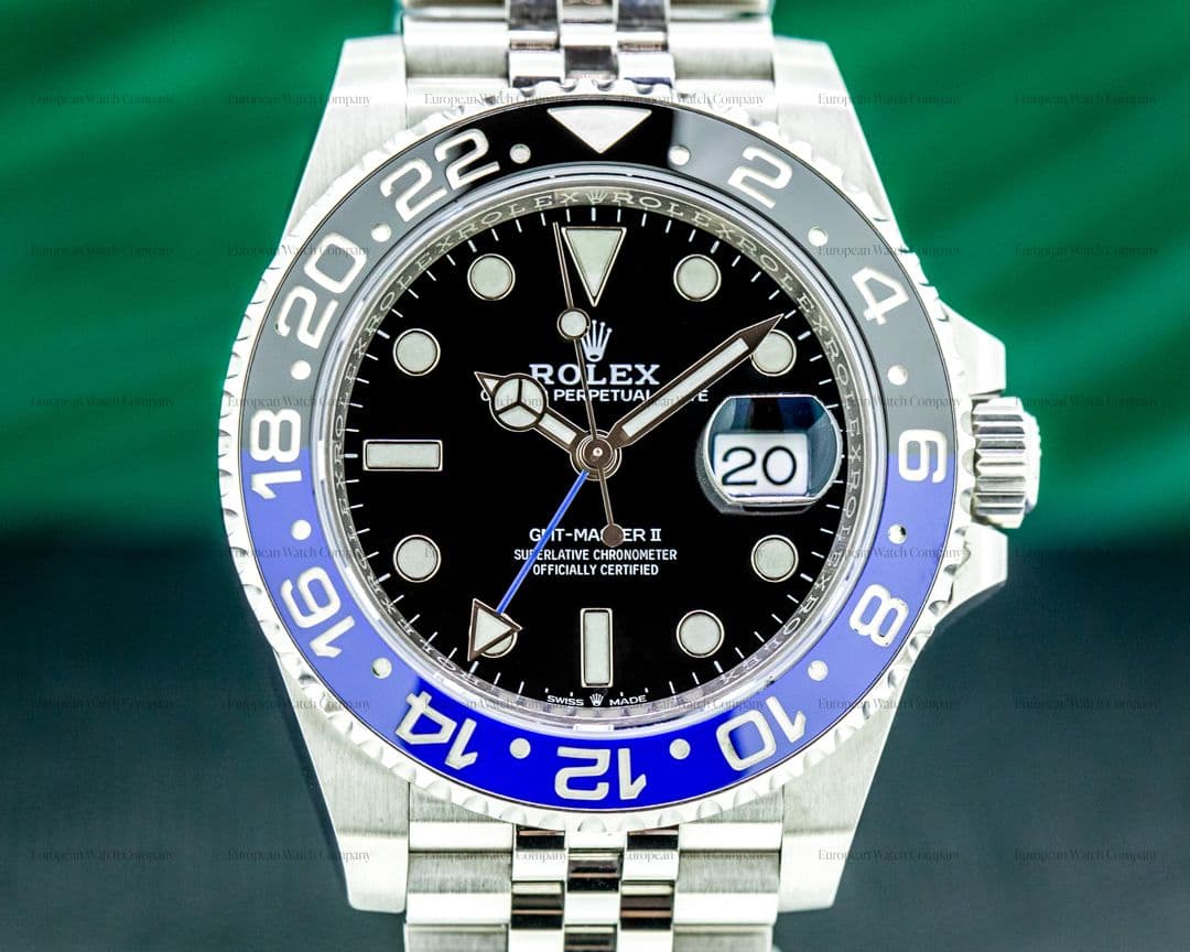 Rolex GMT Master II 126710 Ceramic "Batman" SS / Jubilee 