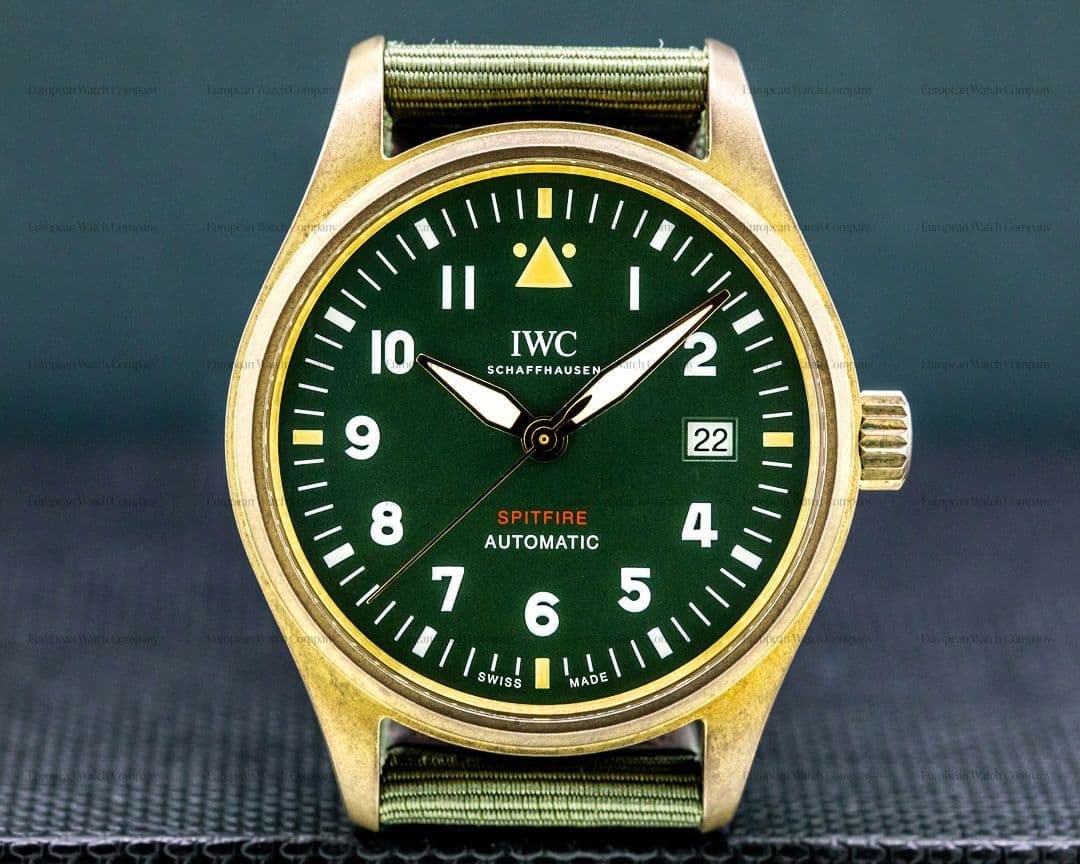 IWC Spitfire Automatic Bronze Green Dial 
 