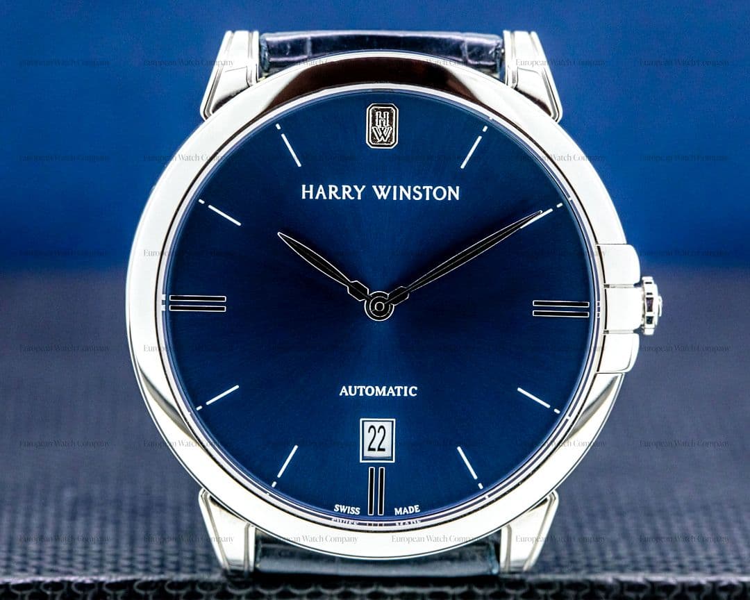 Harry Winston Harry Winston Midnight Blue Dial 18K WG 2020 39MM