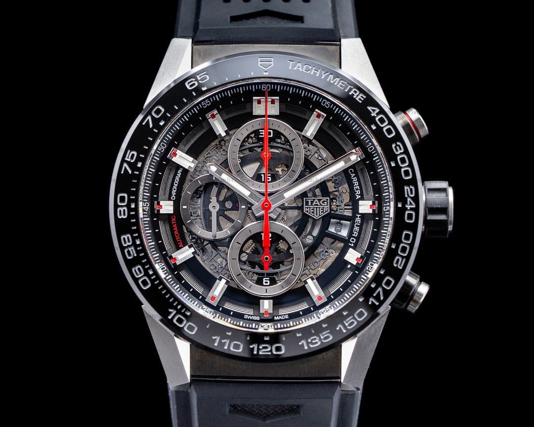 TAG Heuer Carrera Heuer 01 Skeleton Dial Chronograph SS / Titanium