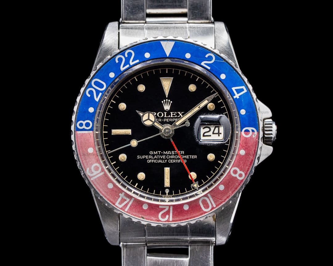 Rolex GMT Master Gilt Chapter Ring Exclamation FULL SET