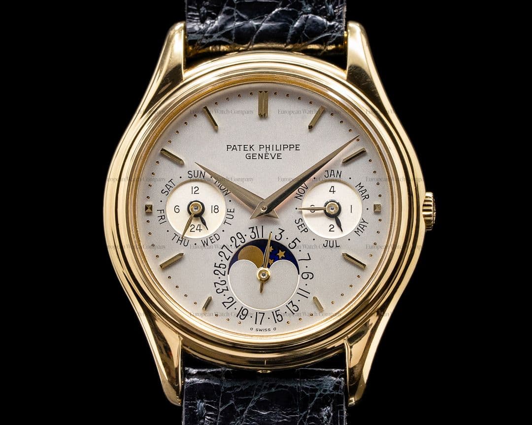 Patek Philippe Perpetual Calendar 3940 '1st Series' 18k Yellow Gold RARE FULL SET 