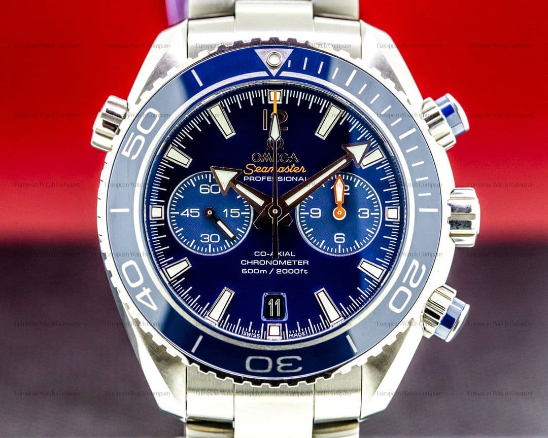 Omega Planet Ocean Co-Axial Chronograph Liquidmetal Blue Titanium
