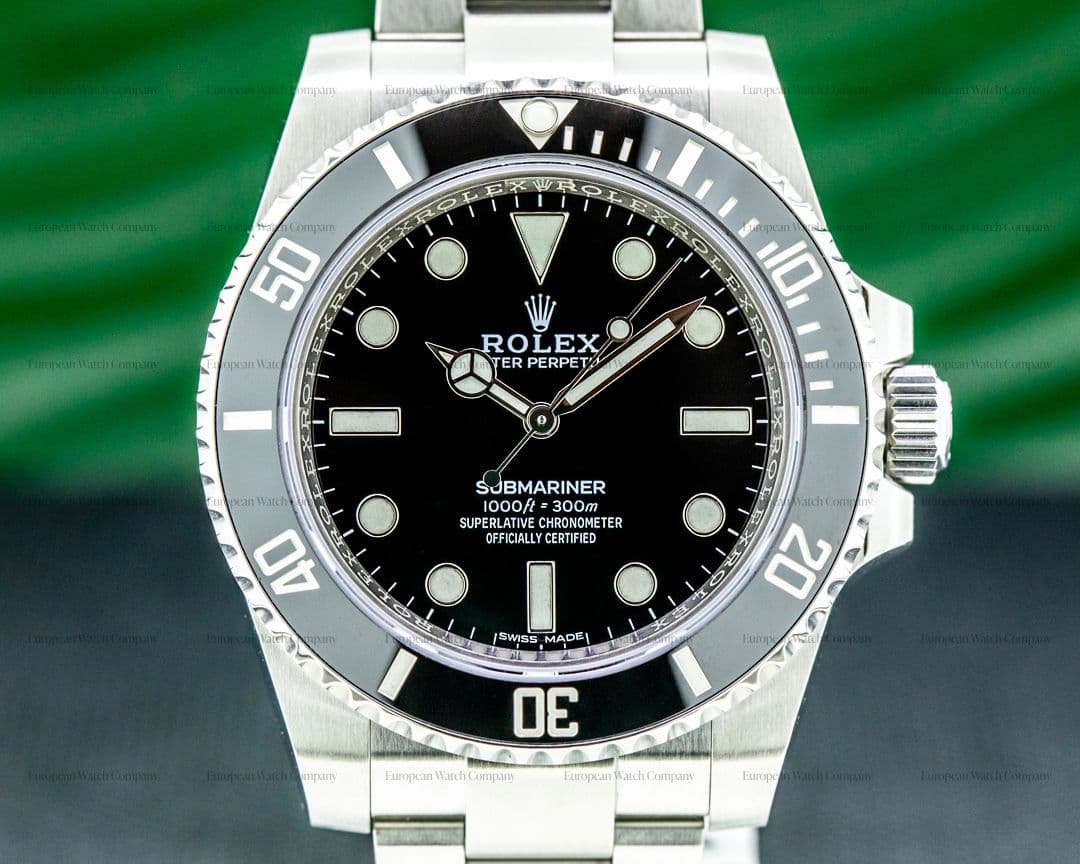 Rolex Submariner 114060 No Date Ceramic Bezel SS 2020 40MM