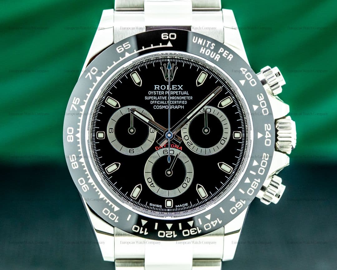Rolex Daytona 116500LN Ceramic Bezel SS / Black Dial 