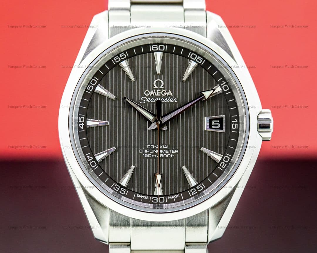 Omega Aqua Terra Co-Axial Chronometer Grey Dial SS/SS 