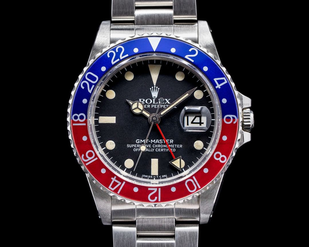 Rolex GMT Master Transitional  "Pepsi Bezel" Matte Dial Circa 1982