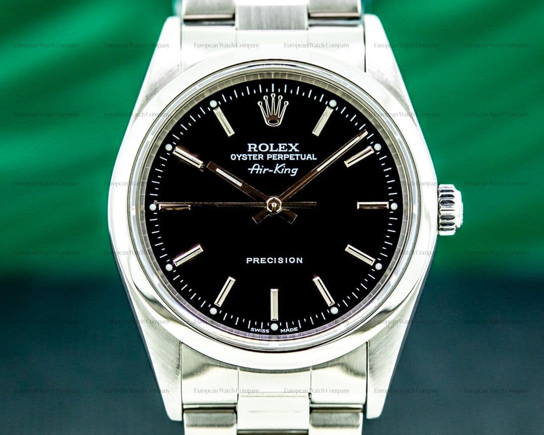 Rolex Air King Black Dial SS