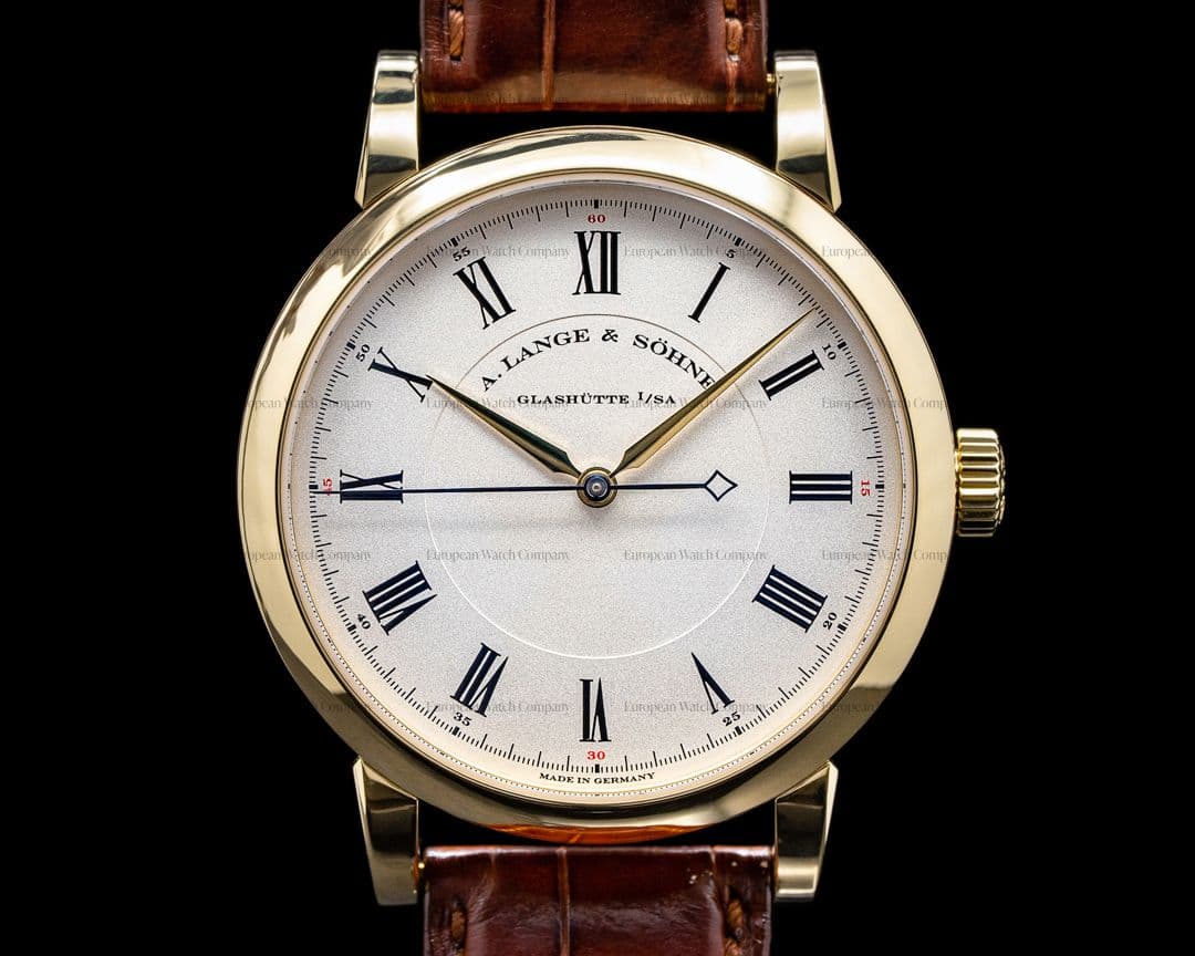 A. Lange and Sohne Richard Lange 232.021 18K Yellow Gold FULL SET