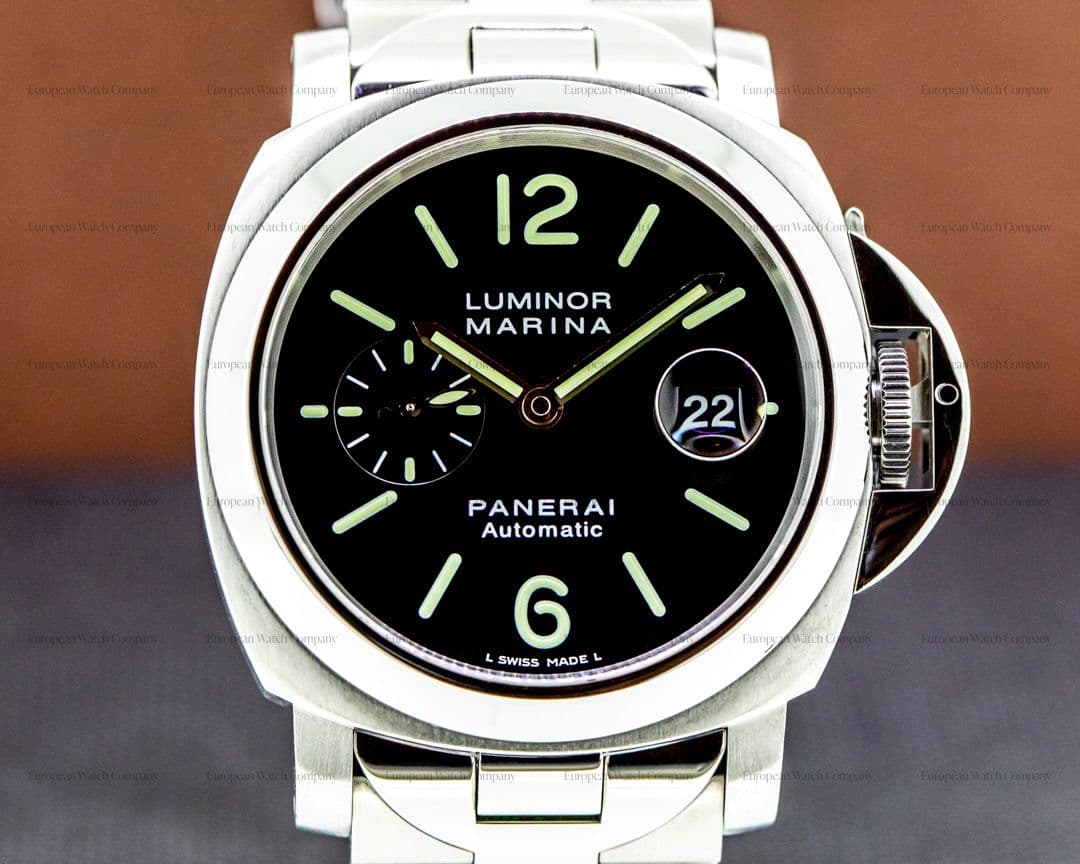 Panerai Luminor Automatic SS Black Dial 

