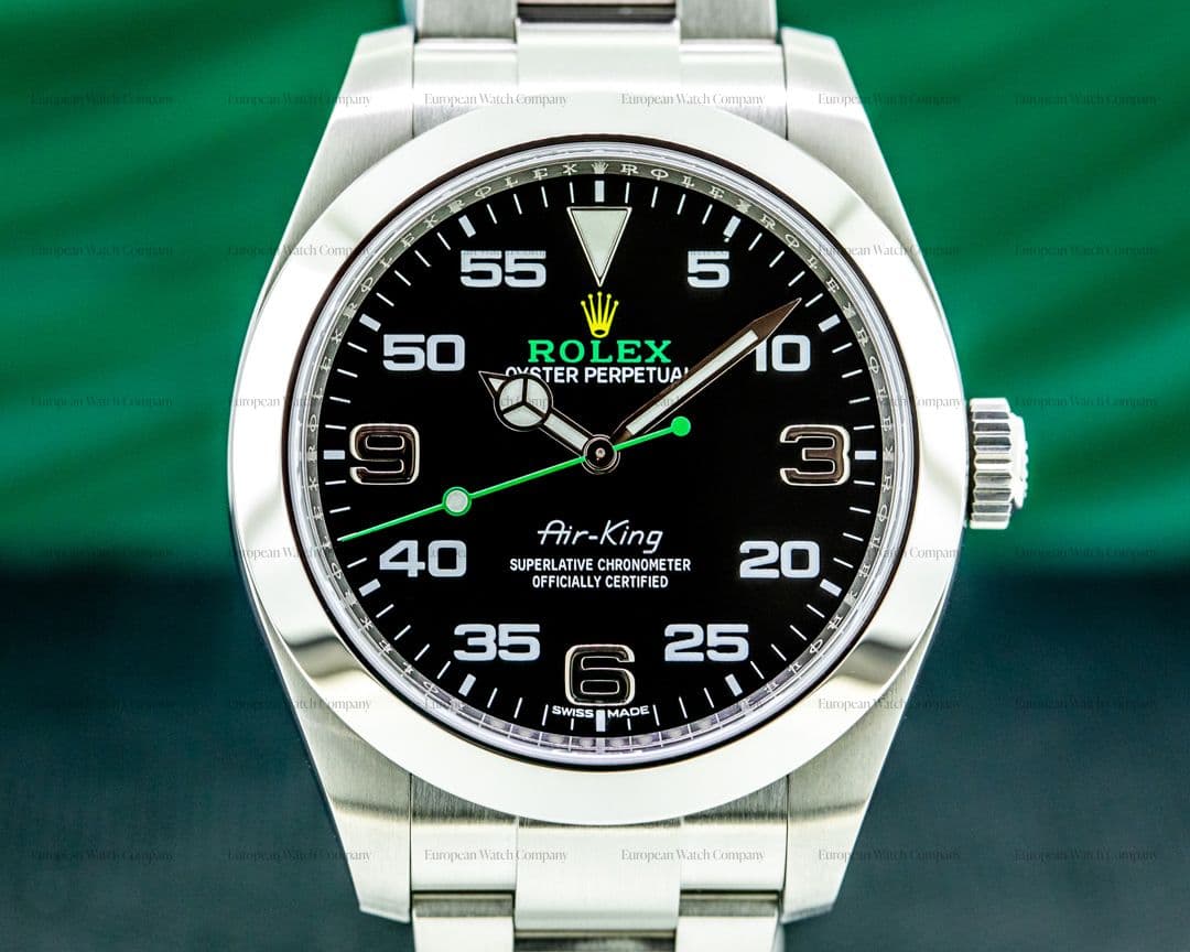 Rolex Air King 116900 Black Dial SS 