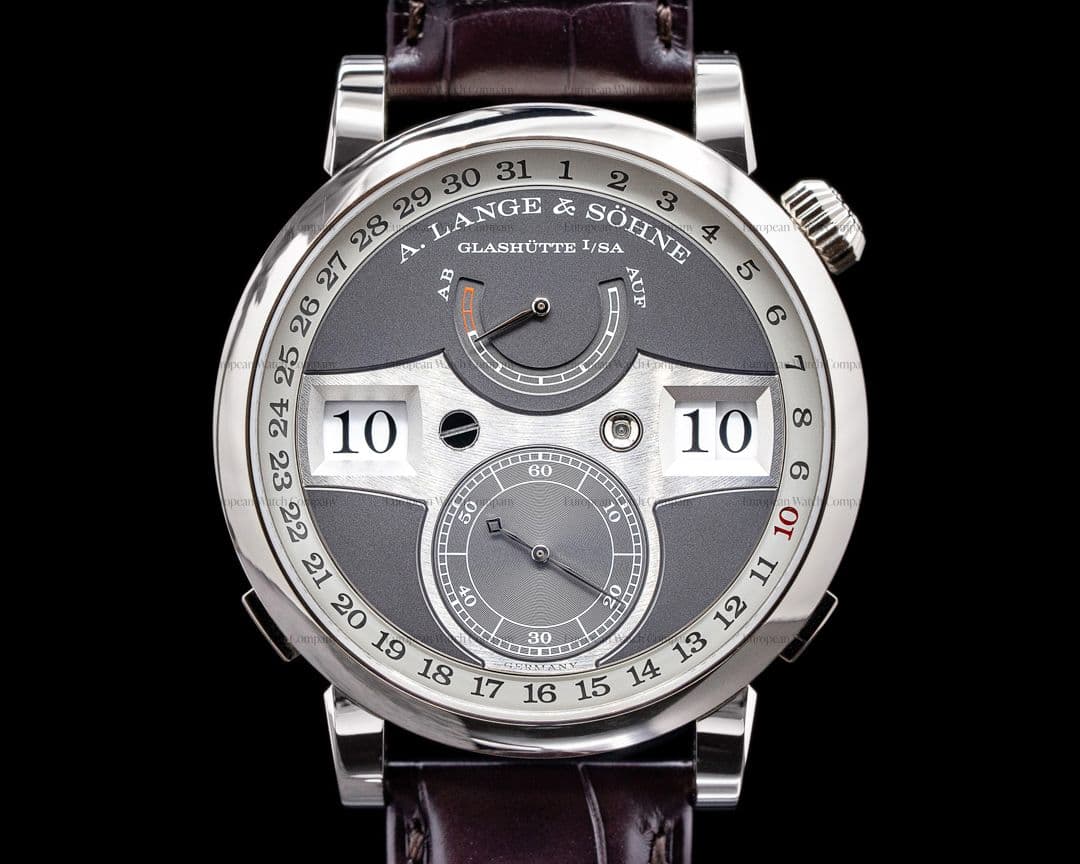 A. Lange and Sohne Zeitwerk Date 148.038 White Gold 2020 NICE