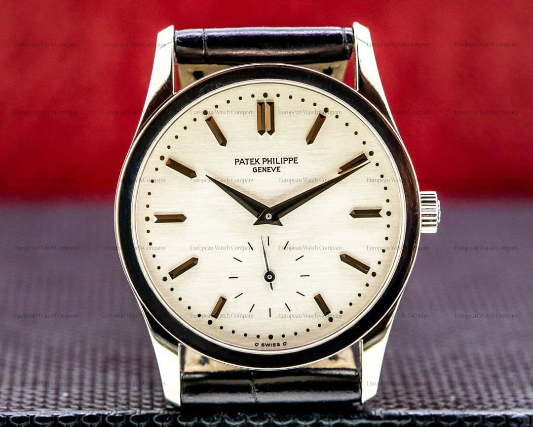 Patek Philippe Calatrava 3796G White Gold Silver Dial NICE