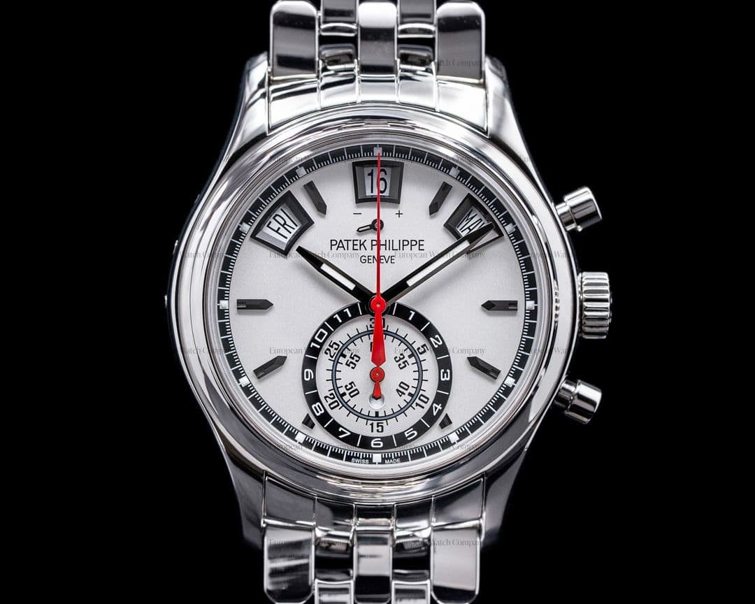 Patek Philippe Annual Calendar 5960/1A Chronograph SS White Dial