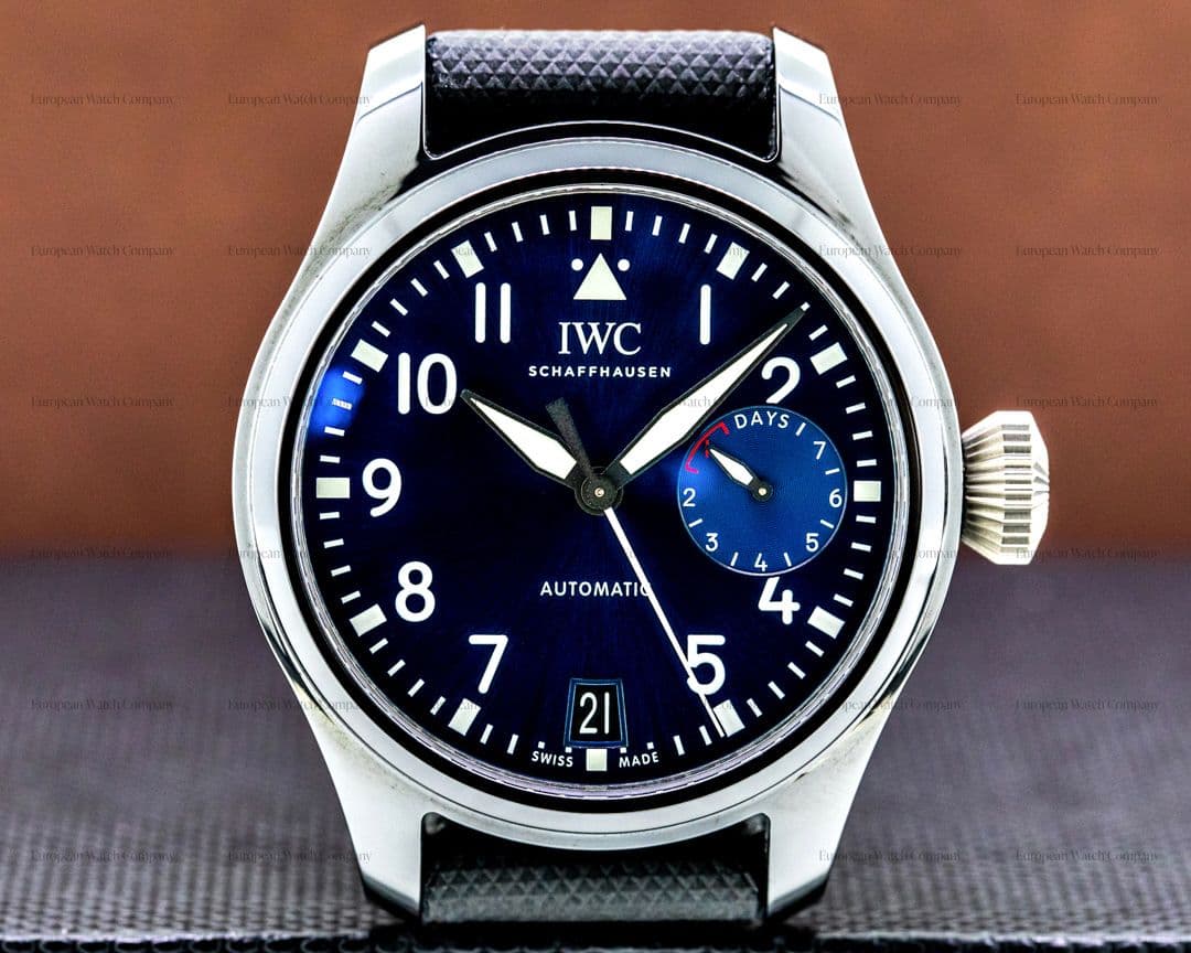 IWC Big Pilot Stainless 7 Day "Rodeo Drive" Ceramic Limited Edition UNWORN