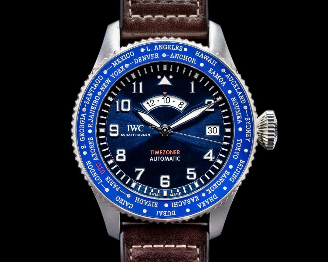 IWC Pilot's Watch Timezoner IW395503 "LE PETIT PRINCE" Blue Dial 