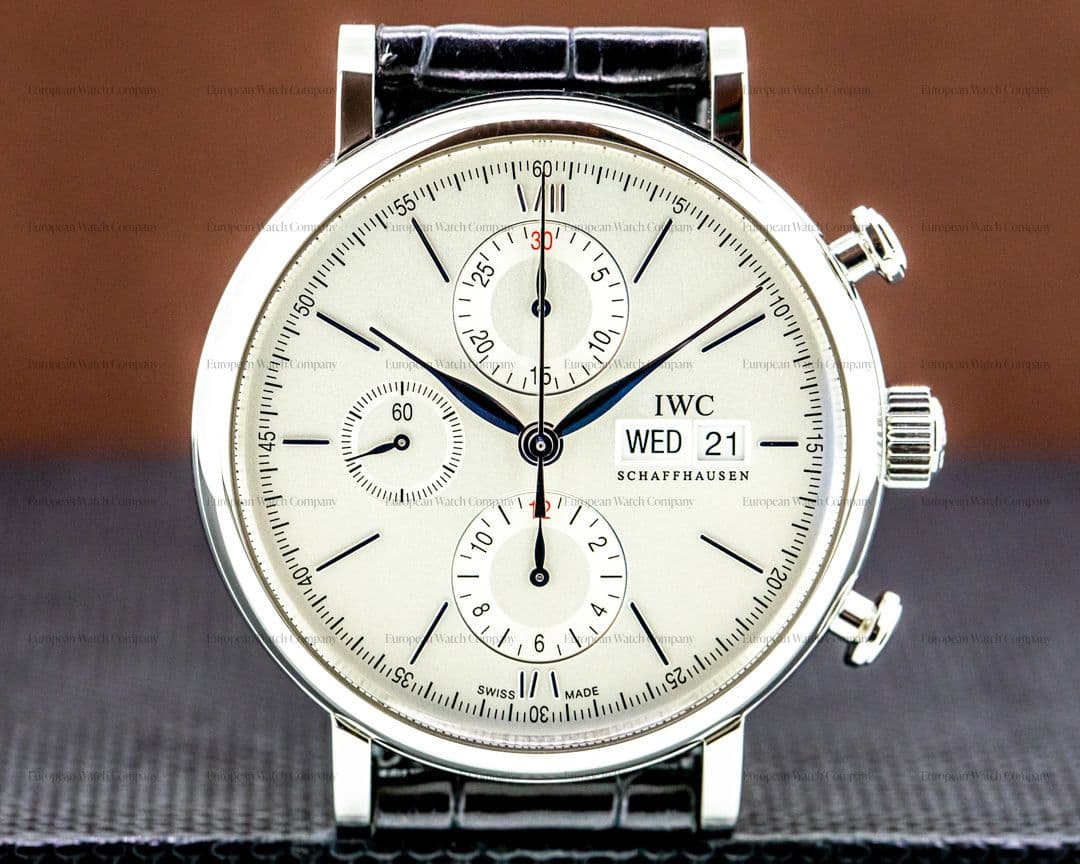 IWC Portofino Chronograph SS Silver Dial 2020