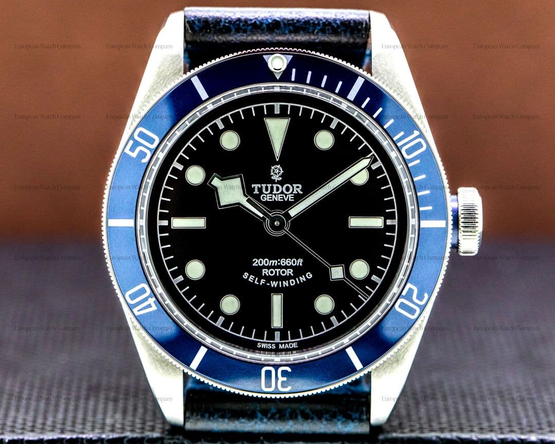 Tudor Tudor Heritage Black Bay SS  Blue Bezel