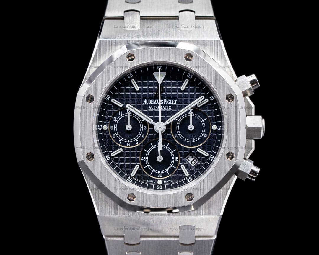 Audemars Piguet Royal Oak 25860ST Chronograph Blue Dial SS FULL SET