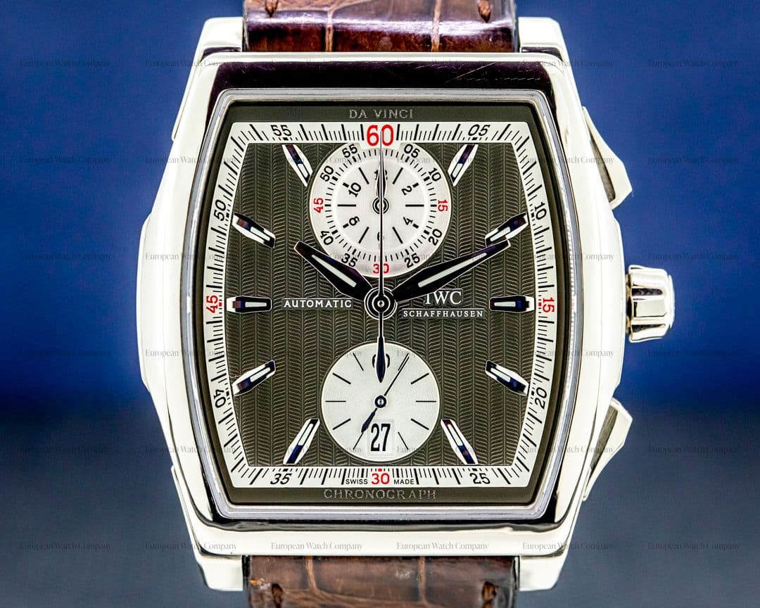 IWC Da Vinci Flyback Chronograph 18K White Gold  