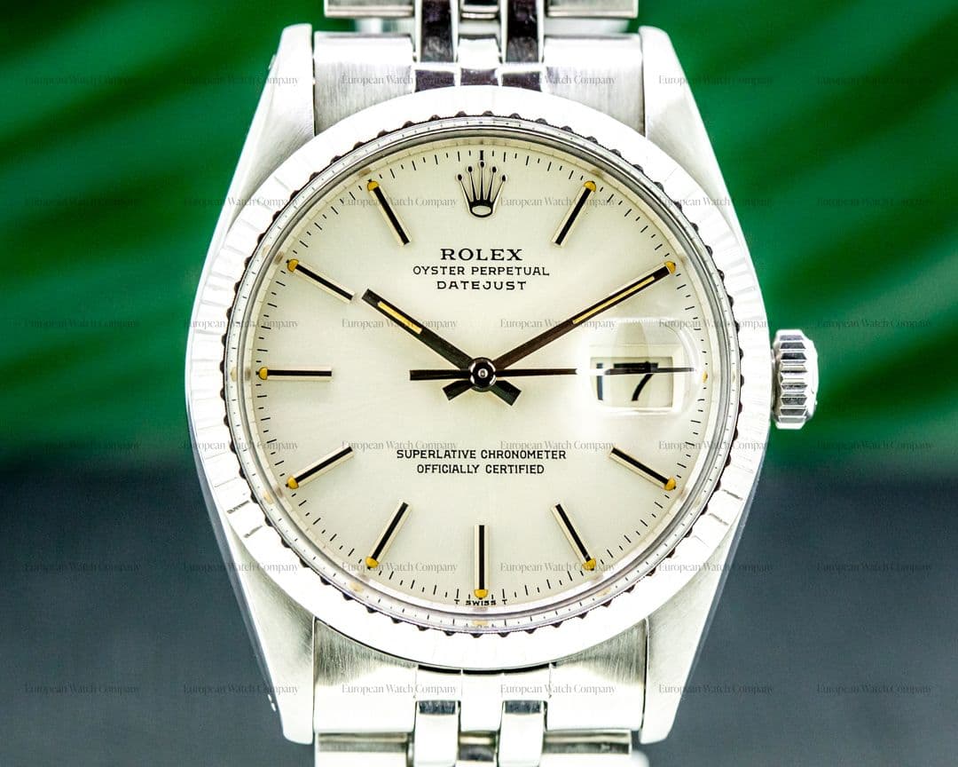 Rolex Vintage Datejust Silver Dial SS / SS