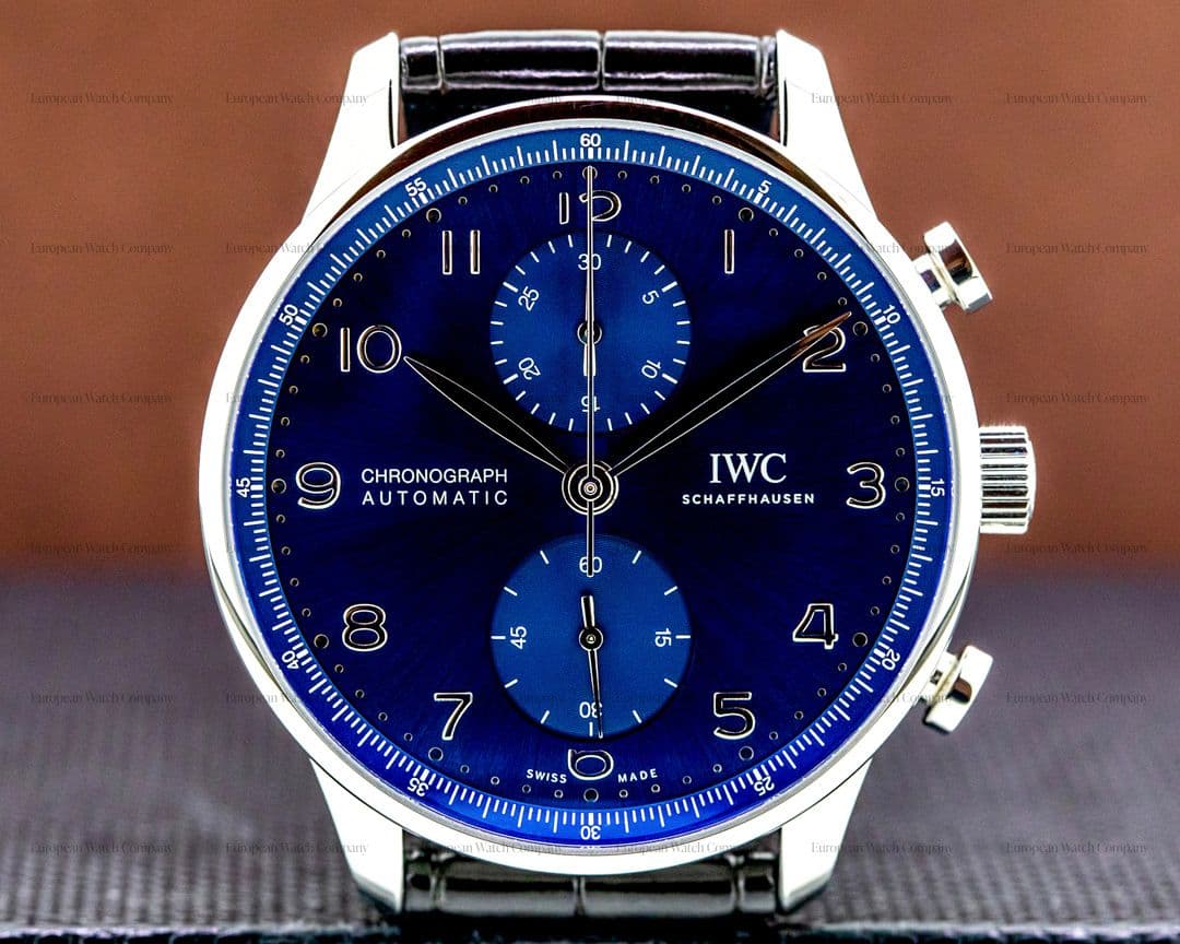IWC Portuigieser Chronograph SS Blue Dial 2020