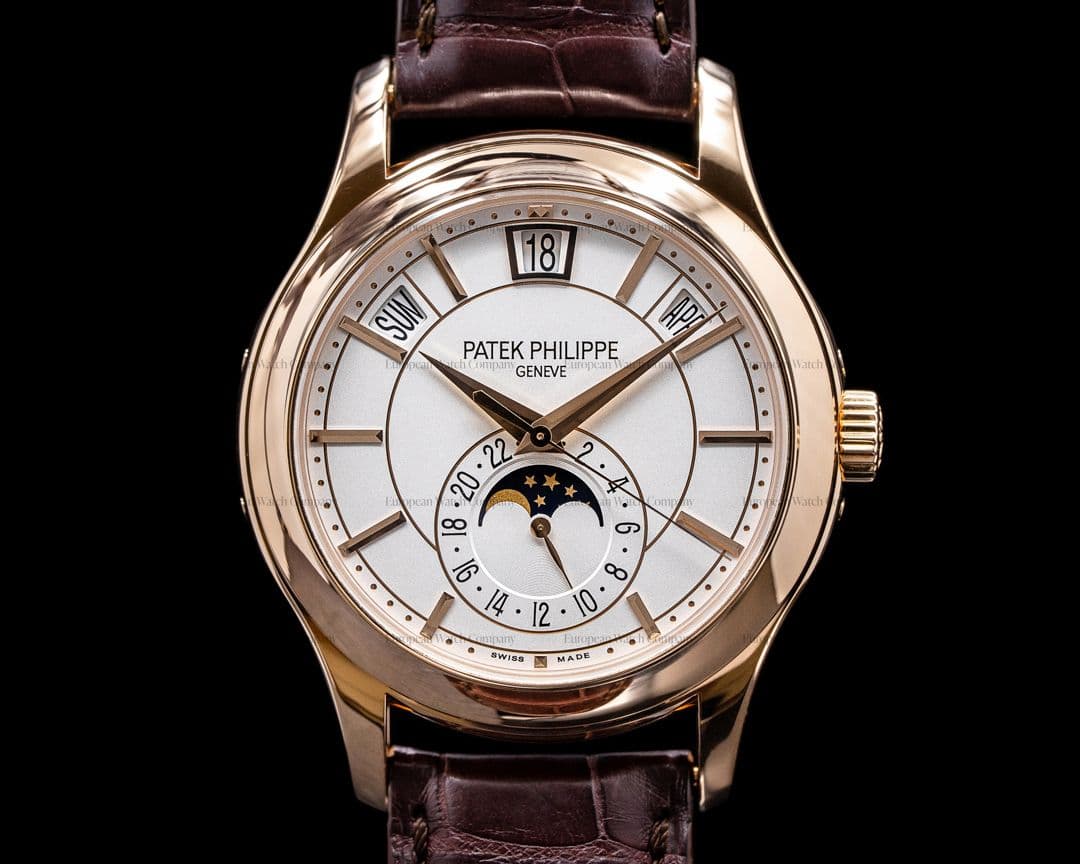 Patek Philippe Annual Calendar 5205R Silver Dial 18K Rose Gold

